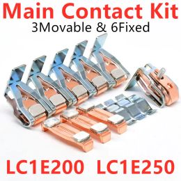Main Contact Kit For LC1E200 LC1E250 Contactor Replacement Kit Moving And Fixed Contacts Contactor Spare Parts Contact Set