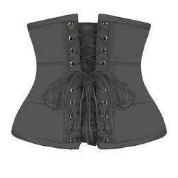 Women Gothic Corsets Top Short Torso Corset Hourglass Curve Shaper Modeling Strap Slimming Waist Trainer