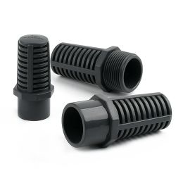 2Pcs PVC Pipe Aquarium Water Pump Philtre Joint Fish Tank Water Inlet Strainer Garden Home Water Tube Fittings Permeable Cap Mesh