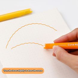 8Pcs Fluorescent Pen Popular Anti-fade Quick Drying Painting Supplies Highlighter Pen Highlighter Pen
