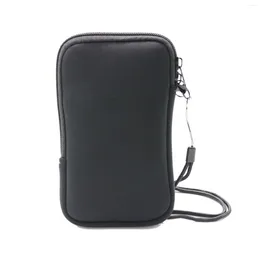 Storage Bags Mini Portable Power Bank Bag Zipper Closure Home Travel Waterproof Solid With Lanyard Neoprene Anti Scratch Hard Drive