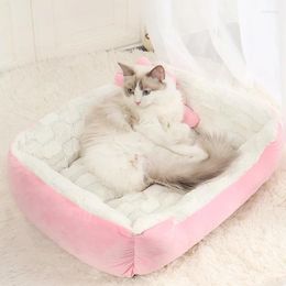 Kennels Warm Cozy Playpen Bed All Season Soft Dog Travel Mattress Pad For Cat House Cushion