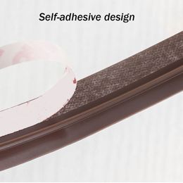 Self-Adhesive Cabinet Door Seal Strip Dust-proof Strip Gap Filling Suitable for Wardrobe and Cupboard Insect-proof