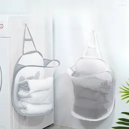 Laundry Bags Dirty Organiser Basket Foldable Bag/Bathroom Hanging Bag Home Wall