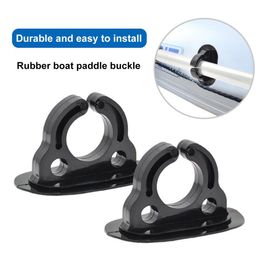2Pcs Paddle Holders Portable Anti-Slip Fixed Oars Lightweight Kayak Canoe Paddle Holder Clips Water Sports Accessory