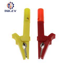 2PCS Battery Test Clip 55MM HV Alligator Clip For Banana Plug 4mm Multimeter Pen Cable Probes Crocodile Clip