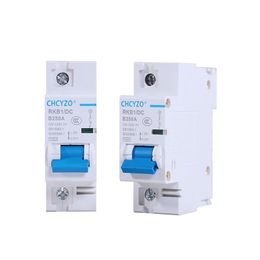 DC Air Switch 1P 2P Circuit Breaker High Power High Current 12V24V48V60V120V Air Switch 63A80A100A125A200A250A Circuit Protector