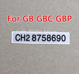 100PCS For GameBoy Advance GBA Serial Number Sticker Back Label Replacement For GameBoy GB GBC GBP Console