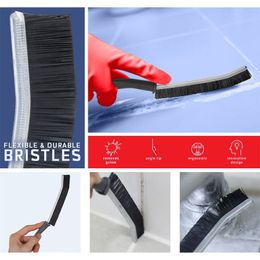 Cleaner Scrub Brush Multifunctional Kitchen Bathroom Window Slots Dust Brushes Stiff Bristles Tile Grout Small Cleaning Brush