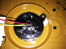 HUINA 1550 Upgrade Metal Driven Rotary Motor for RC Crawler Car RC Metal Excavator