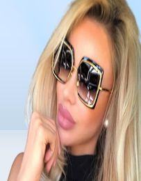 Cat Eye Pink Sunglasses for Men and Women Shades Mirror Square Sun Glasses 2018 UV 400 Fashion Sunglasses2783313