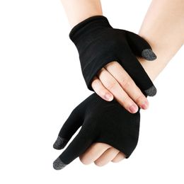 2PCS=1Pair Mobile Gaming Gloves For Gamer Sweatproof Anti-slip Touch Screen Game Finger Sleeve Breathable Mobile Gaming Gloves