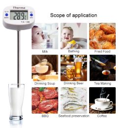 TA288 BBQ Digital Food Thermometer Oven Milk Water Oil Grill Kitchen Cooking Temperature Sensor Probe Gauge Tester Metre Monitor