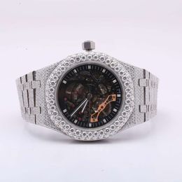 Luxury Looking Fully Watch Iced Out For Men woman Top craftsmanship Unique And Expensive Mosang diamond Watchs For Hip Hop Industrial luxurious 28291