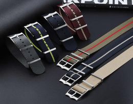Nylon Nato Strap Premium Seatbelt Watchband 20mm 22m Military Sports Wristband Replacement for Tudor Watch Accessories H09159343429272236