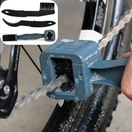 Motorcycle Bicycle Chain Cleaner Bike Wash Tool Scrubber Cleaning Brushes Bike Machine Washer Brush Scrubber Cycling Clean Kit