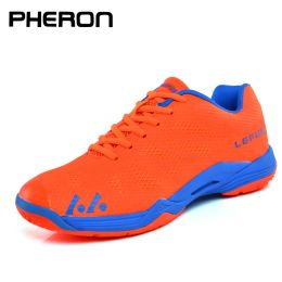 Boots Volleyball Shoes Men Women Breathable Badminton Sneakers Orange Blue Training Volleyball Sneaker Men Lightweight Tennis Shoes 36