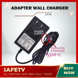 Chargers Adapter Wall Charger 12V 2A TYPEC USBC Port For CHUWI Hi13 2in1 Laptop Adapter Wall Charger Adapter Wall Charger