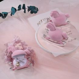 Cute Ring Ear Stud Box Horse Shape Jewelry Box Jewelry Storage Box Jewelry Box Container Wedding Ring Box Packing Gift