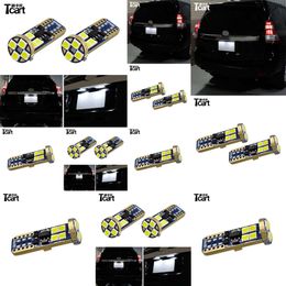 Tcart Car LED Rear Licence Plate Lights T10 W5W 154 for Toyota Land Cruiser Prado 150 2014 2017 Auto Accessories