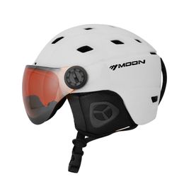 MOON Outdoor Sports Ski Snowboard Skiing Helmet Goggles Integrally-Molded PC+EPS Skateboard Helmets High-Quality Ski Helmet