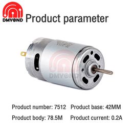 DC Motors 220V Drill High-speed Motor Electric Gear Motor High Torque 12000RPM Suitable for Fascia Guns Massagers Power Tools