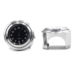 22mm 25mm Motorcycle Handlebar Dial-Clock Temp Thermometer Handlebar Clock Watch Dropshipping