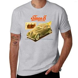 Men's Tank Tops SIMCA 8 - ADVERT T-Shirt Boys Animal Print Kawaii Clothes Heavyweight T Shirts For Men