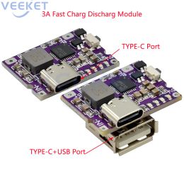 3A Fast Charg Discharg Module TYPE-C/TYPE-C+USB Port For Charging 18650 Li-polymer Batteries and Mobile Phones High Current