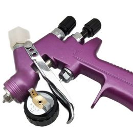 1.0/1.2MM Nozzle Mini Spray Gun With Adapter 250CC Plastic Cup Repair Gun Car Painting Airbrush For Painting Car