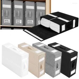 Storage Bags Clothe Organisation Visible Foldable Sheet Organiser For Linen Closet Bed And Wardrobe Under Bedding