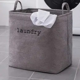 Laundry Bags Basket Classic Foldable Toy Storage Bucket Picnic Dirty Clothes Bag Box Canvas Organiser Hamper Square Bin