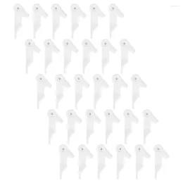 Hooks 30 Pcs Shade Buckle Ceiling Lamp Fixed Clips Lighting Accessories Clamp Clasp Fixing Plastic Thickened