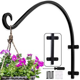 Nordic Style Wall Hanging Flower Pot Support Plant Bracket Hook Hanger Holder Balcony Home Decoration