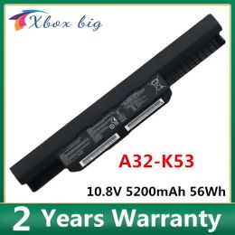 Batteries A32K53 Laptop Battery For ASUS K43 K43E K43J K43S K43SV K53 K53E K53F K53J K53S K53SV A43 A53S A53SV A41K53 10.8V 5200mAh