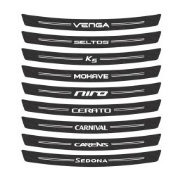 Car Rear Bumper Stickers Decor For Kia RIO PICANTO CARENS CARNIVAL CERATO K5 MOHAVE NIRO SELTOS VENGA Auto Tuning Accessories