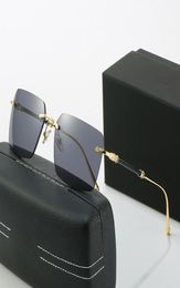 Luxury Designer Sunglasses for Women Men Fashion MAYBA Buffalo Horn Sun glasses Driving Buffs Shades Eyewear Rimless Square Vintag7760628