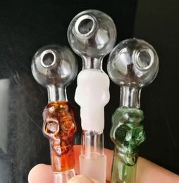 2017 Straight bone ball 10mm 14mm 18mm New Unique Oil Burner Glass Pipes Water Pipes Glass Pipe s Smoking with Dropper5458869