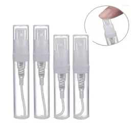 Storage Bottles 3ml 5ml Clear Plastic Portable Perfume Travel Spray Atomizer Bottle Empty Refillable Mist Pump