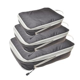 3x Foldable Luggage Suitcase Organiser Travel Storage Packing Organisers Clothes Storage Bags