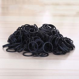 100/200Pcs Black Rubber Band 16*1.4*1.4mm School Office Industrial Tying Gadgets Strong Elastic Rubber Bands