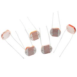 20PCS/Lot Photoresistor Resistors GL5506 GL5516 GL5528 GL5537 GL5539 GL5549 GL5528 GL5516 5MM Sensor Resistance