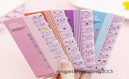 Notes 1Pcs Kawaii Piggy Letter Vellen Memo Sticker Nice Planner Student Pad News Sticky School Supplies Paper Wexew2821955