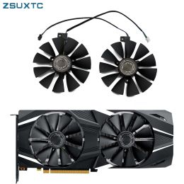 Pads 87mm FDC10U12S9C 4Pin RTX 2060 2070 2080 DUAL Advanced OC Fans For ASUS GeForce RTX2080 RTX2070 GAMING Card Fan