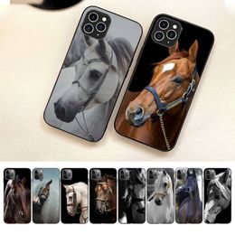 Great Beauty Horse Phone Case For Iphone 7 8 Plus X Xr Xs 11 12 13 iphone15 15promax Mini Mobile Iphones 14 Pro Max Case