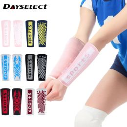 1Pcs Volleyball Sport Arm Guard Polyester Material Wristbands Protector Sleeve Hand Band Sweat Wrist Support Brace Wrap Armguard