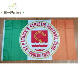 St Patrick039s Athletic on Ireland Flag 35ft 90cm150cm Polyester Banner decoration flying home garden flags Festive gifts8504853