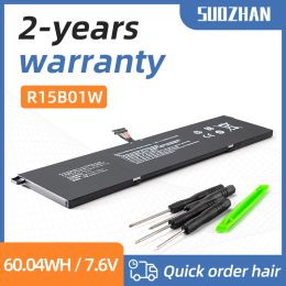 Batteries SUOZHAN R15B01W New Laptop Battery For Xiaomi Pro 15.6" GTX TM1701 Series Notebook 7.6V 7900mAh 60.04WH