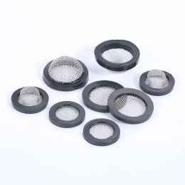 10Pcs 1/2" 3/4" O-Ring Seal Hose Gasket Rubber Washer with Net for Faucet Grommet Rubber Gasket Filter Washer Sink Strainer Tool