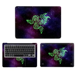 Skins DIY Three Sides Laptop Skin Laptop Sticker Painting Art Decal 12/13/14/15/17 inch Laptop Decoration